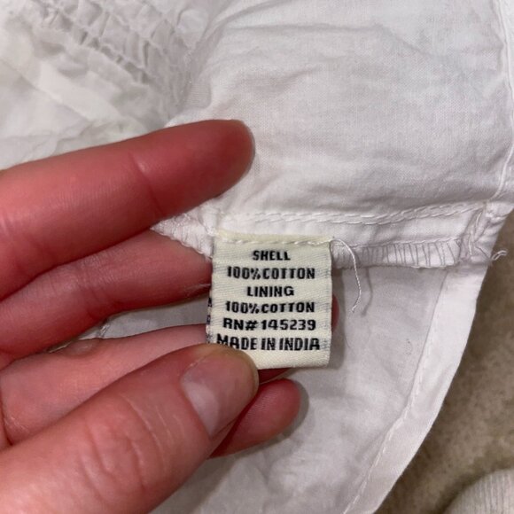 NWT Sim & Sam white ruffle mini skirt size XS - Picture 6 of 7